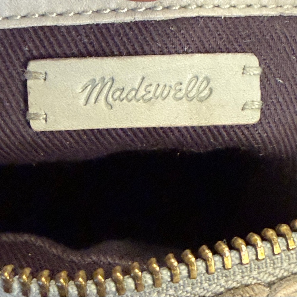 Madewell Transport Camera Bag: Woven Leather Edition (EUC) - Picture 5 of 14